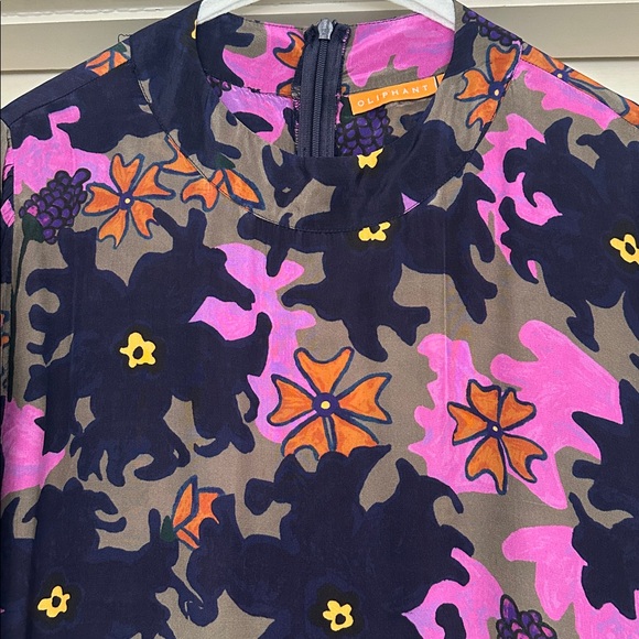 Oliphant Suzani Navy Dress - Picture 4 of 5